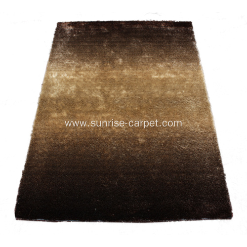 Silk Shaggy Gradational Carpet Rug